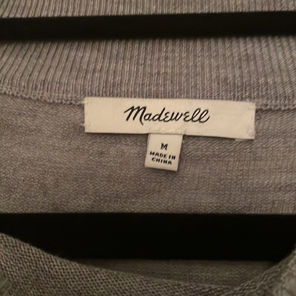 Madewell Mockneck Boxy Pullover Sweater Size M - Picture 2 of 7
